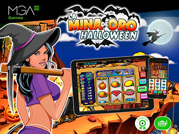 MGA Games viste de Halloween su Mina de Oro