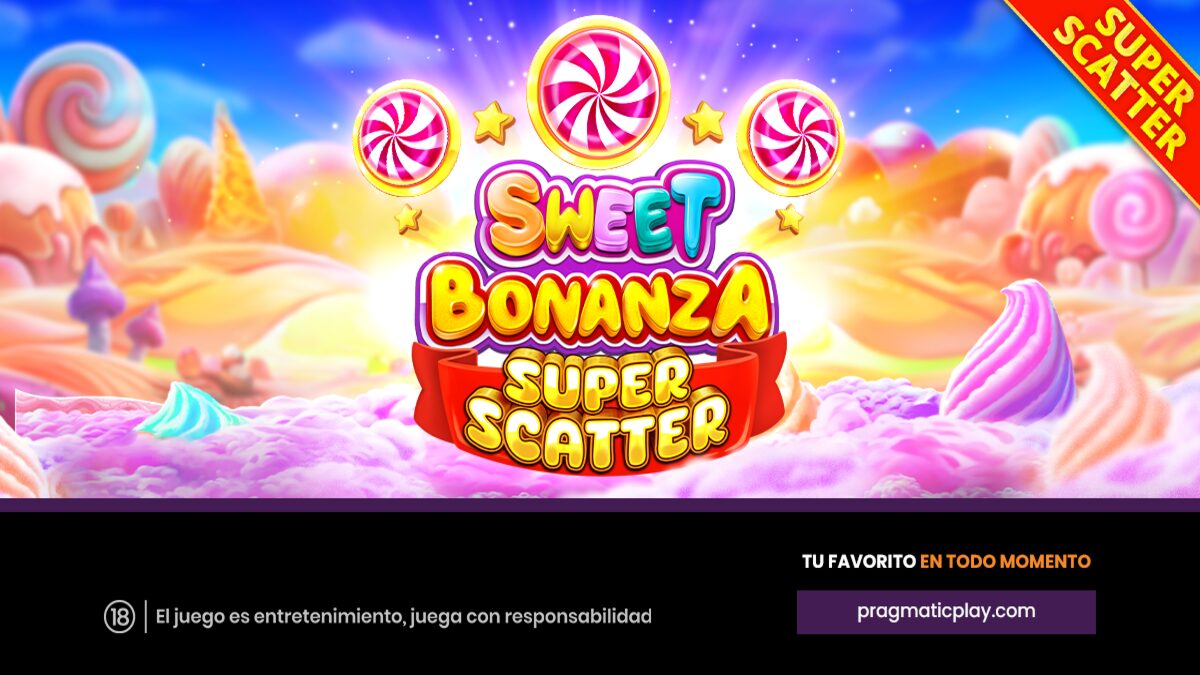 Sweet Bonanza Spielbildschirm mit Bonus-Features