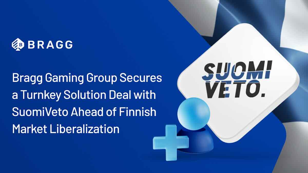 Bragg Gaming secures deal with SuomiVeto ahead of Finnish market liberalization