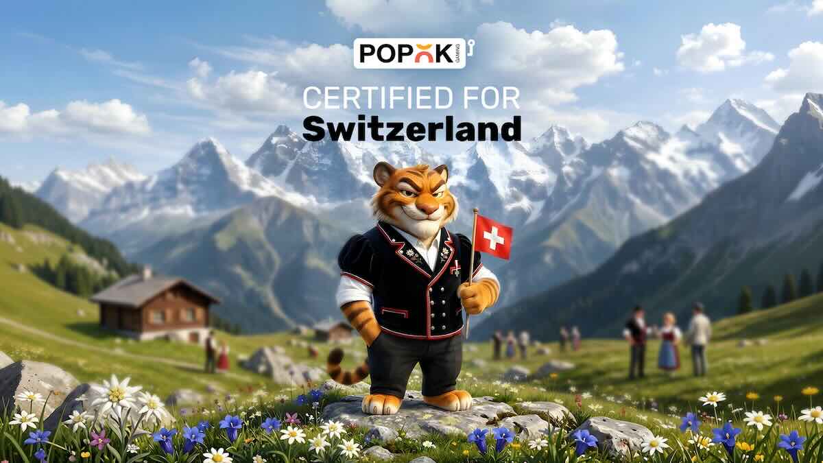 PopOK Gaming enters Swiss iGaming market with official game certification